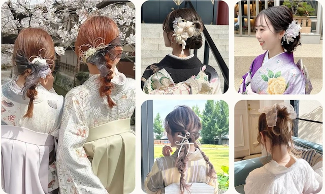 wargo心斎橋店の着付けとヘアアレンジ