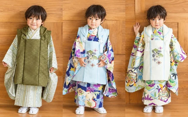 ３歳の男の子の夢館の七五三衣装レンタル